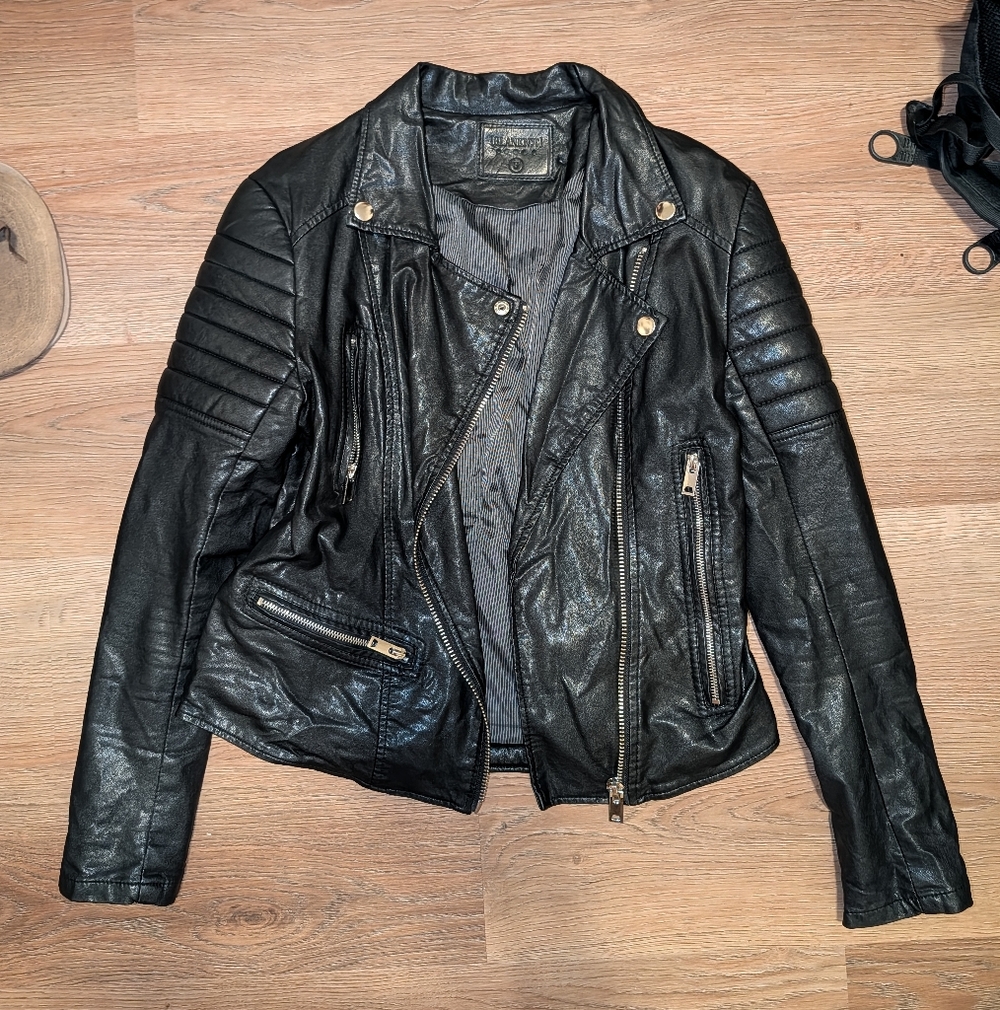 Blank NYC Leather Biker Jacket